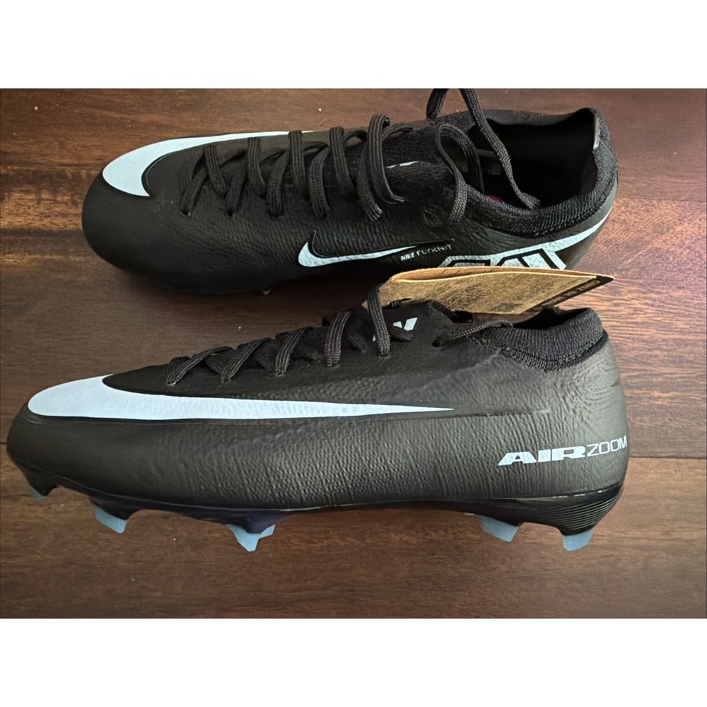 New Nike Youth Junior Mercurial Vapor 16 Pro Soccer Cleats Size 4Y Kids Black